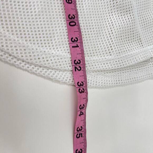 JORDAN TAYLOR Swim Cover Up L Dress Mesh Hooded Long Sleeve Button Down - Picture 7 of 7